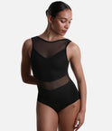 SUELI Studio Dance Leotard with Elegant High Neck Fit - BY68