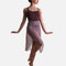 ALICIA Mesh Pull-On Ballet Skirt, Adjustable Ruched Dance Skirt - BY75