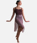 ALICIA Mesh Pull-On Ballet Skirt, Adjustable Ruched Dance Skirt - BY75