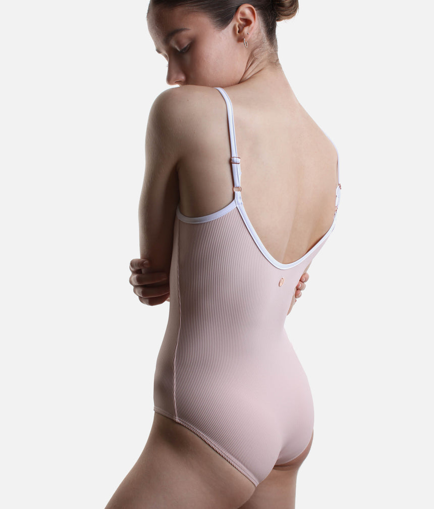 Cala Ballet Leotard with Adjustable Straps • Ballet Pink
