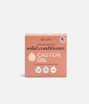 Nourishing Castor Oil Conditioner Bar - Solid Conditioner • Frizz-Free hair