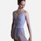 Elegant Pull-On Dance Skirt, Mock Wrap with Soft Waistband - CELINE
