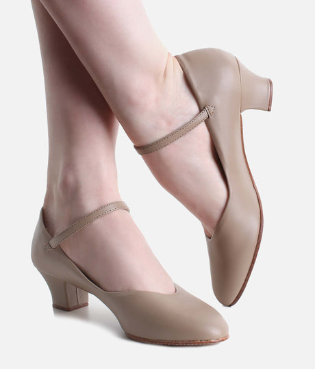 Low Heel Character Shoe - CH 50 #tan