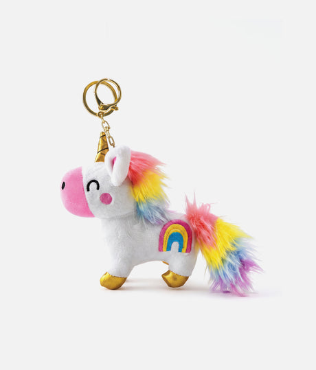 Plush Unicorn Bag Charm with Keyring – CHARM01