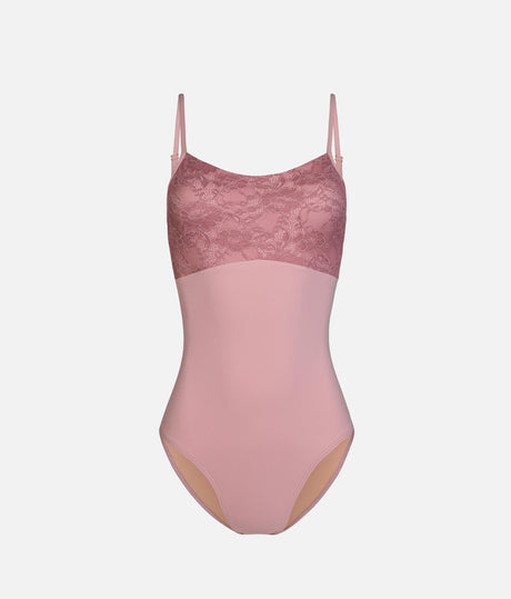 Chloe Rose Ballet Leotard • Elegant Floral Lace Camisole
