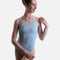CHLOE LIGHT BLUE Ballet Leotard, Elegant Lace Camisole Design