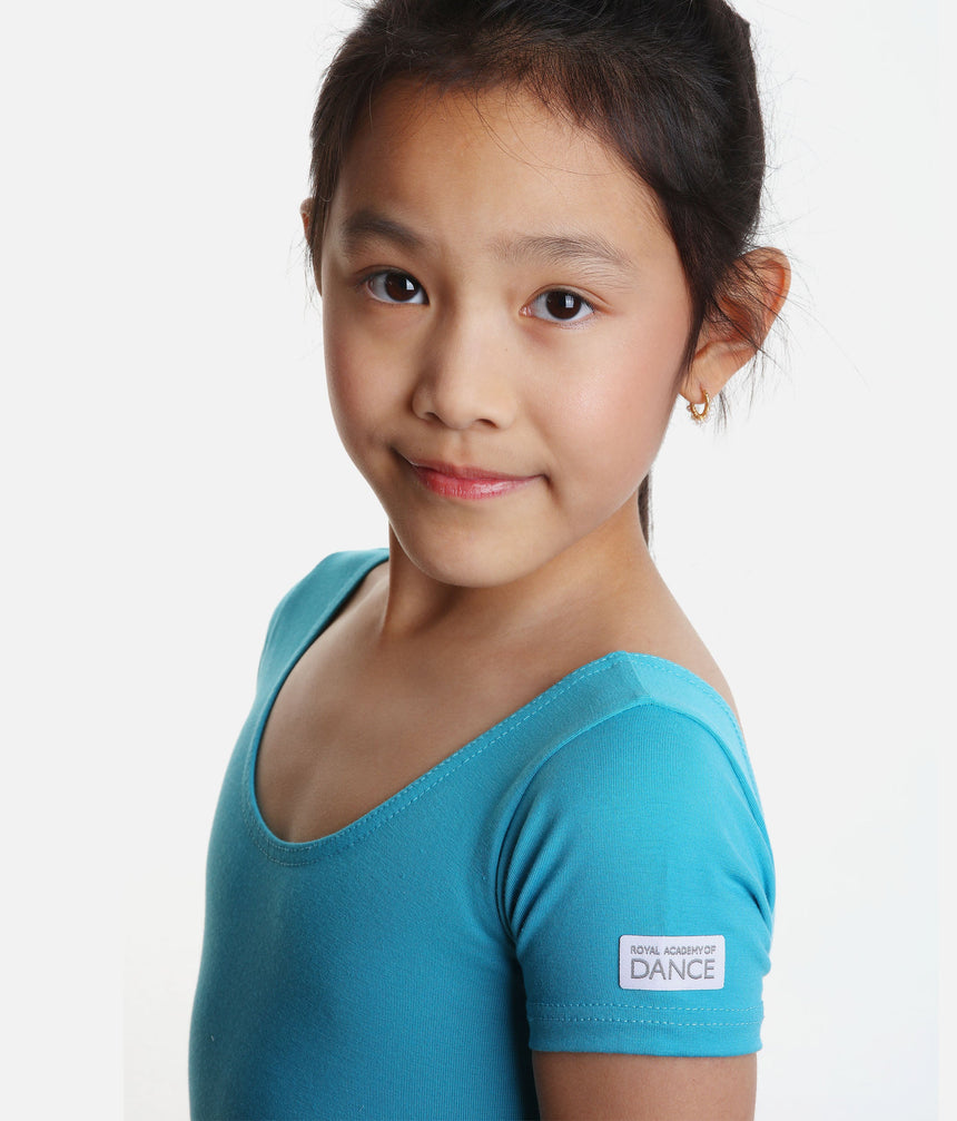 Girls Cap Sleeved Dance Leotard - RAD Chloe