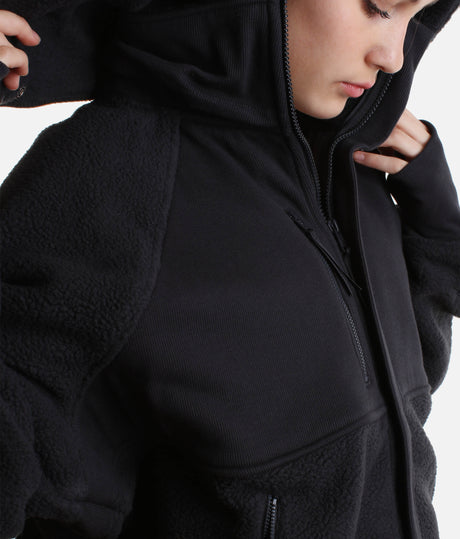 FIND YOUR INNER FLEECE Jacket, Charcoal – Hood, Thumbholes & More!