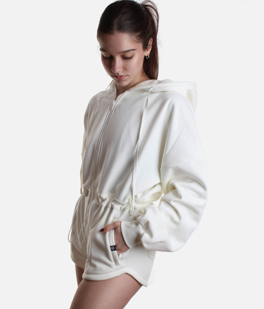 Marshmallow CLOUD ROMPER – Oversized Fit with Snatched Waist