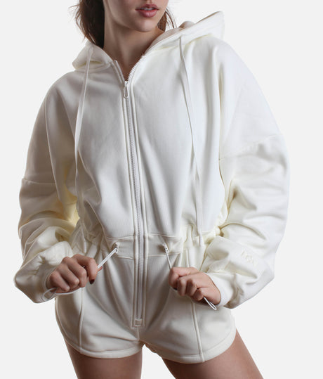 Marshmallow CLOUD ROMPER – Oversized Fit with Snatched Waist