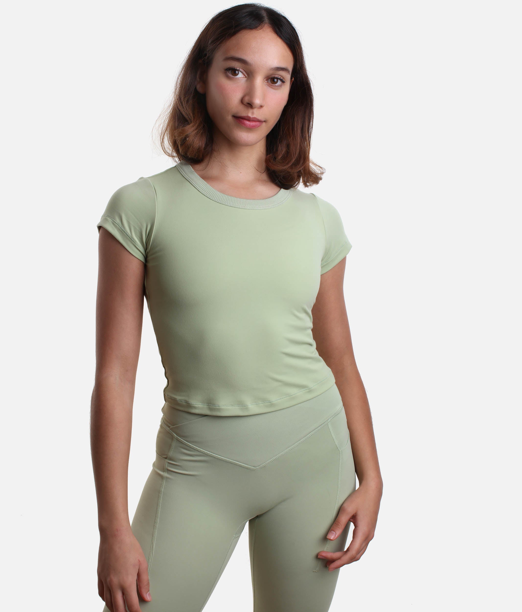 Pistachio CALL ME BABY Tee - Flattering Fit Top