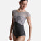 CONCORDIA CL Vesuvio • Cap Sleeves Ballet Leotard with Embroidered Tulle