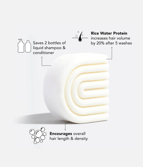 Rice Water Conditioner Bar – Boost Hair Growth & Volume Naturally