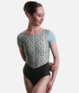 Professional Cap Sleeve Dance Leotard with Open Back - CORALIE