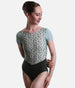 Professional Cap Sleeve Dance Leotard with Open Back - CORALIE