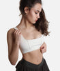 Corset Bra in Ivory - The Ultimate Pilates Bra