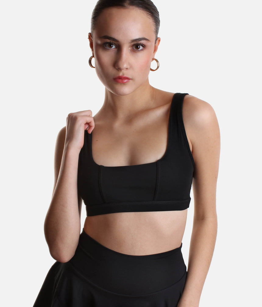 Versatile Sports Bra for Pilates & Dance, Criss-Cross Back & Removable Pads - CORSET BRA