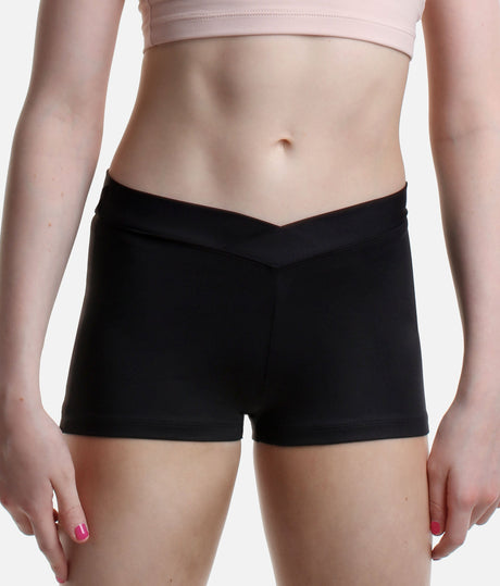 Girls Dance Shorts, V Front - 2704