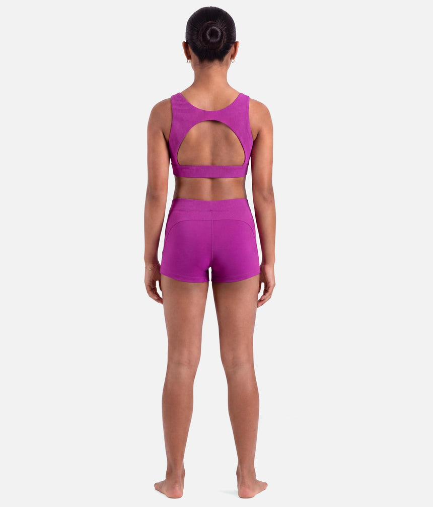 Girls Grace Logo Dance Shorts • Orchid - CR90016