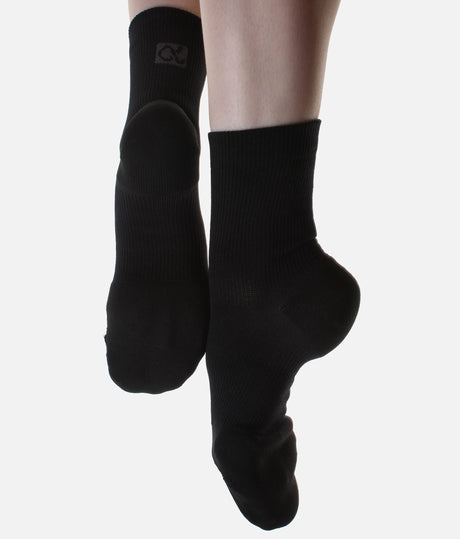 PERFORMANCE SHOCK, No Traction Crew Dance Sock - Freedom to Glide, Ultimate Foot Support