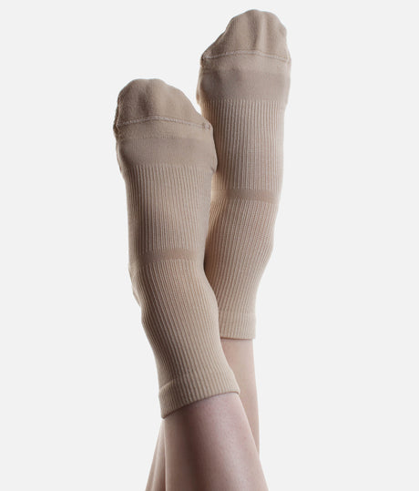 PERFORMANCE SHOCK, Crew Compression Dance Sock with TRACTION