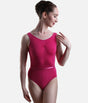 Girls Ballet Leotard with Ruched Front, RAD Exam Approved - COTTON SHEREE / FAITH