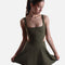 CUT IT OUT DRESS – Active Skater Dress with Pockets & Built-in Shorts
