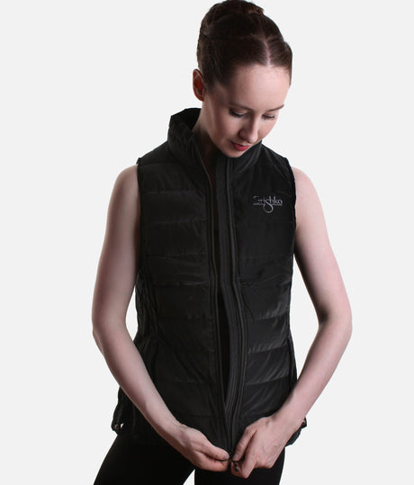 Quilted CLOUD Dance Vest, Lightweight Warm-Up for Dancers - CV001