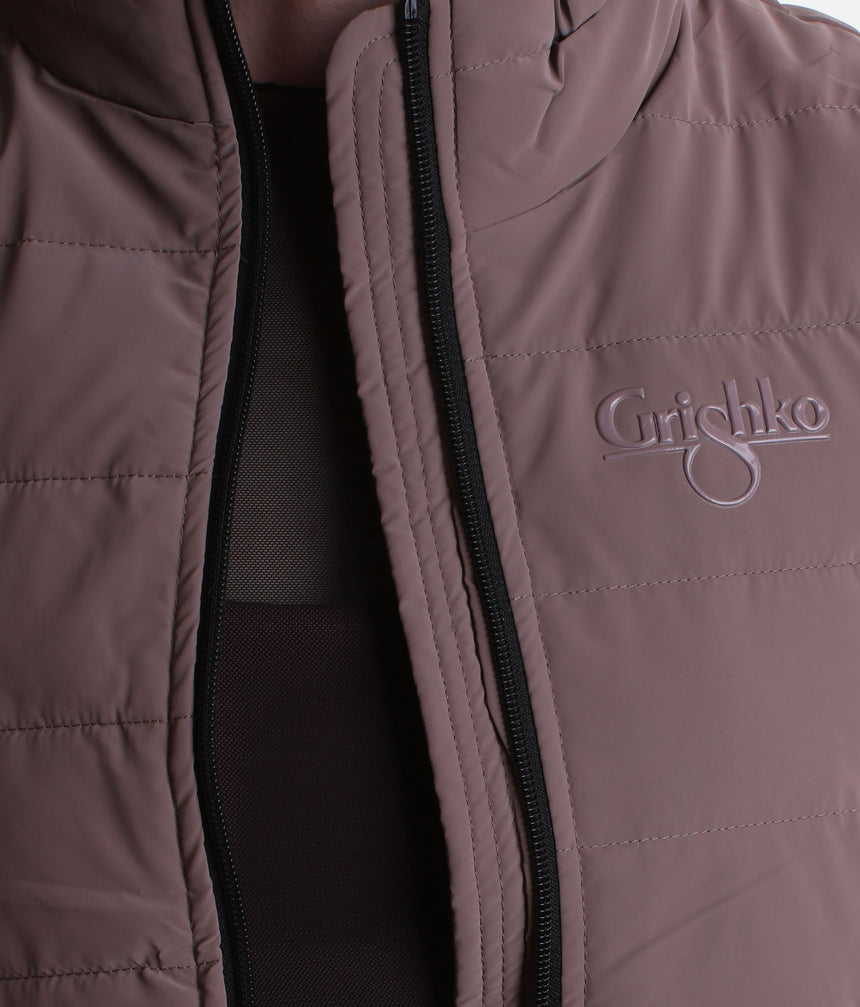 Ballet Warm-Up Vest, CLOUD Quilted Dance Layer with Zipper Pockets - CV001