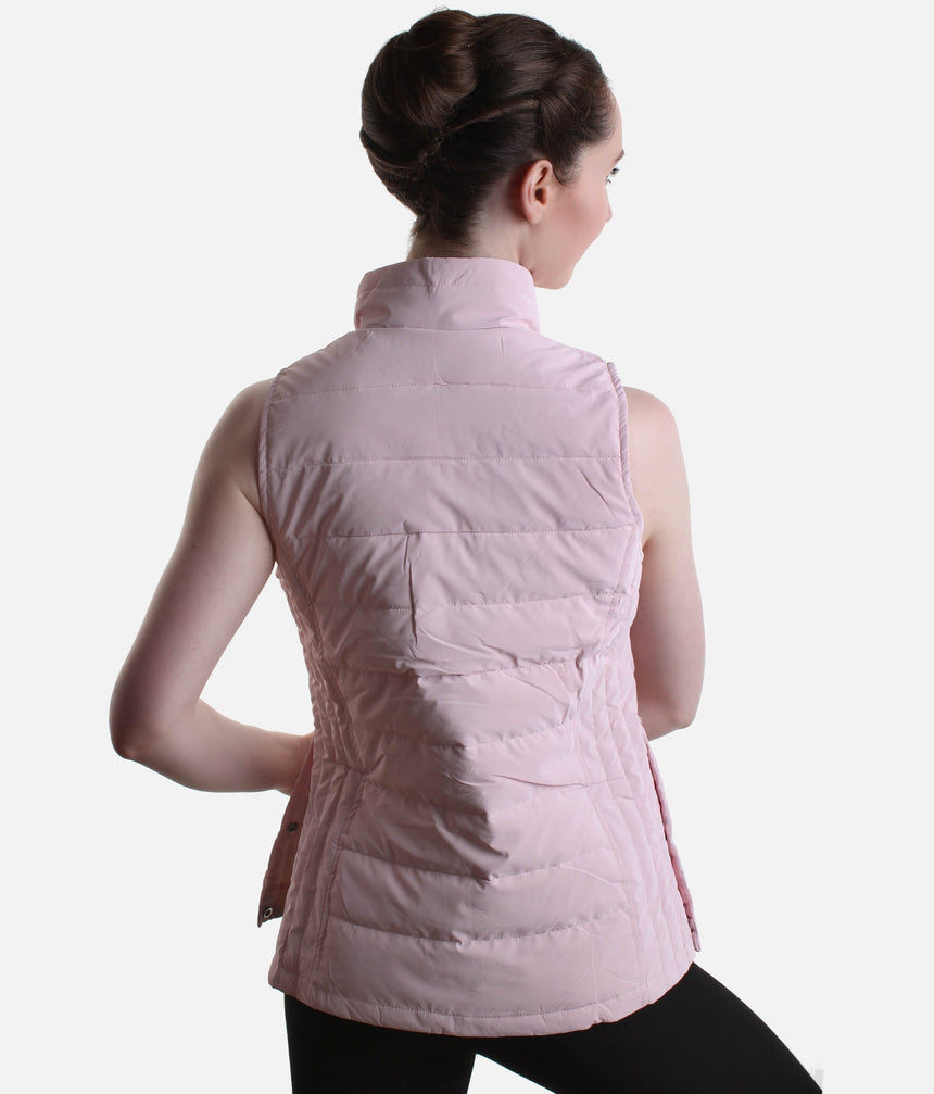 Quilted CLOUD Dance Vest, Lightweight Warm-Up for Dancers - CV001