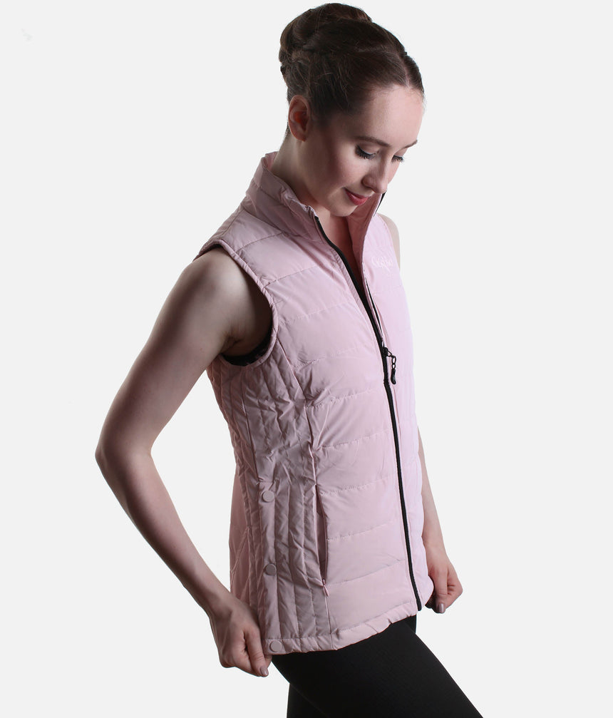 Quilted CLOUD Dance Vest, Lightweight Warm-Up for Dancers - CV001