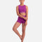 Girls Nova Open Back Dance Crop Top – Orchid - CZ30038