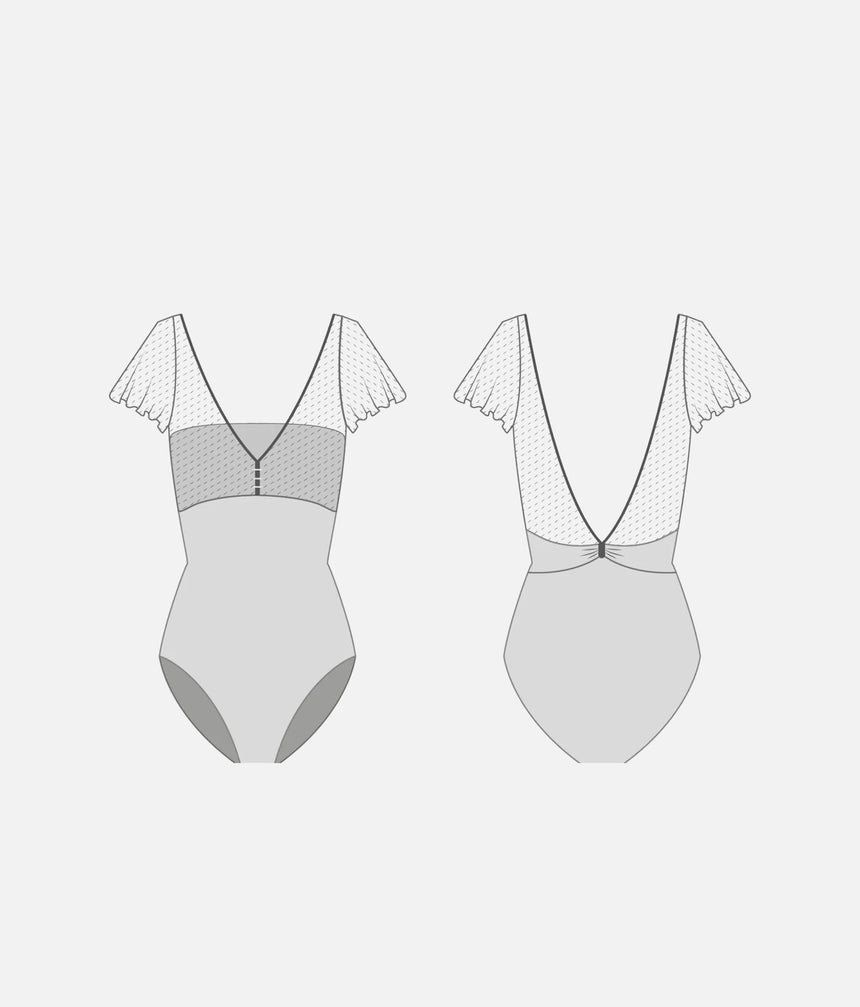 DAFNE GL Charleston Cap Sleeve Ballet Leotard, Golden Label Collection