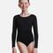 Girls Dance Leotard, Long Sleeve Stretch Nylon