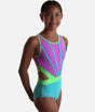 Bold Colours, Girls Gymnastics Leotard - NEON DAPHNE