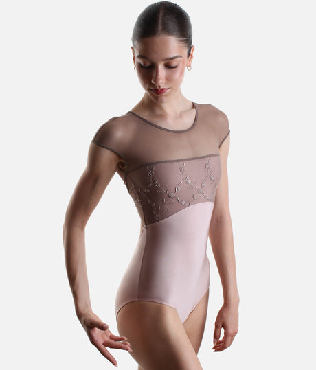 CONCORDIA CL Rose • Italian Ballet Leotard with Signature Embroidery