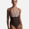 Thin Straps Dance Leotard with Floral Embroidery - GAIA DI ARABICA