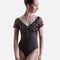ILIZIA GL Abano • Ruched V-neckline Ballet Leotard with Open Back