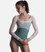 Lace Sleeve Leotard, Elegant Ballet Dancewear - TERSICORE DI