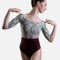 VITTORIA GL Vigneto • Three-quarter Sleeves Ballet Leotard with Deep Open Back