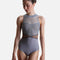 PANDIA CL Vapore • High Neck Ballet Leotard with Side Cut-Outs