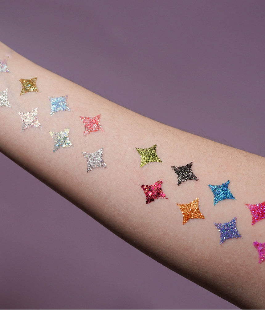 GLITTER PALETTE 30 Sparkly Shades for Face, Eyes & Body - ELECTRIC DISCO