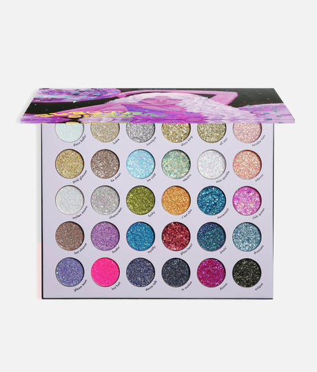 GLITTER PALETTE 30 Sparkly Shades for Face, Eyes & Body - ELECTRIC DISCO