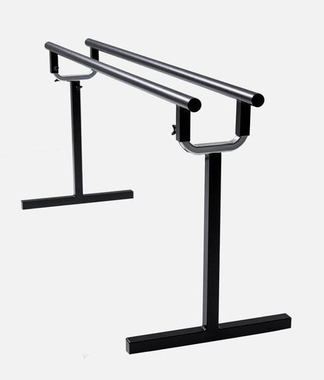 Professional Dual-Bar Ballet Barre, Steel Construction, Anti-Slip Base - 212P