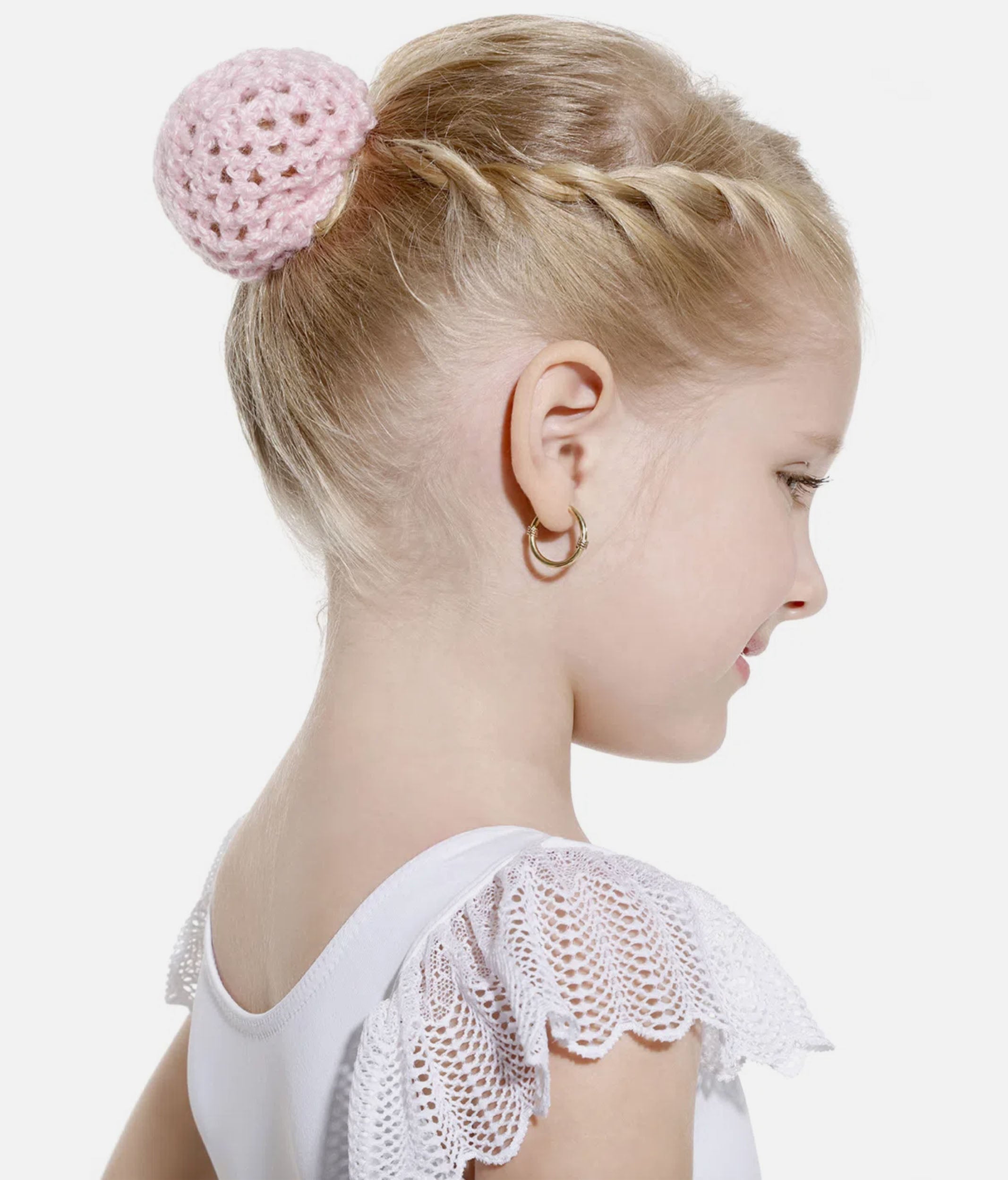 Crochet Bun Cover - E8956