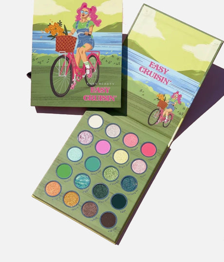 VEGAN Beauty Palette with 20 Matte & Shimmer Shades - EASY CRUISING