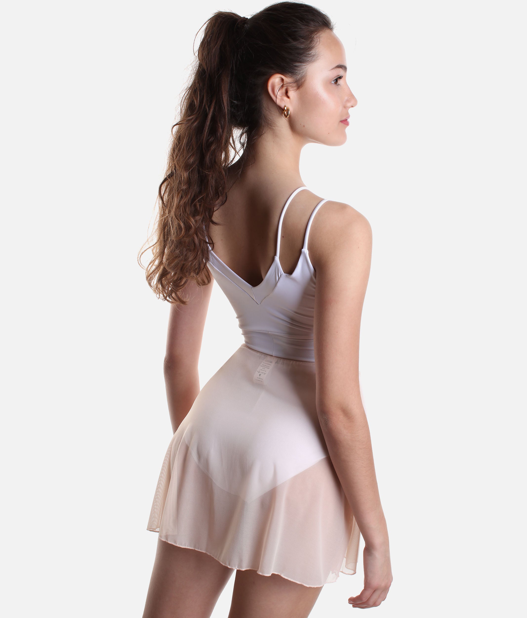 Elegant Pull On Dance Skirt - ERIKA