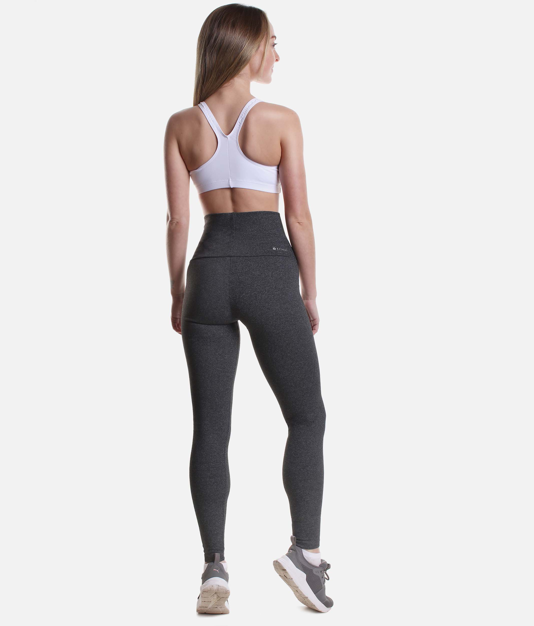 High Waisted Compression Leggings - F 13478