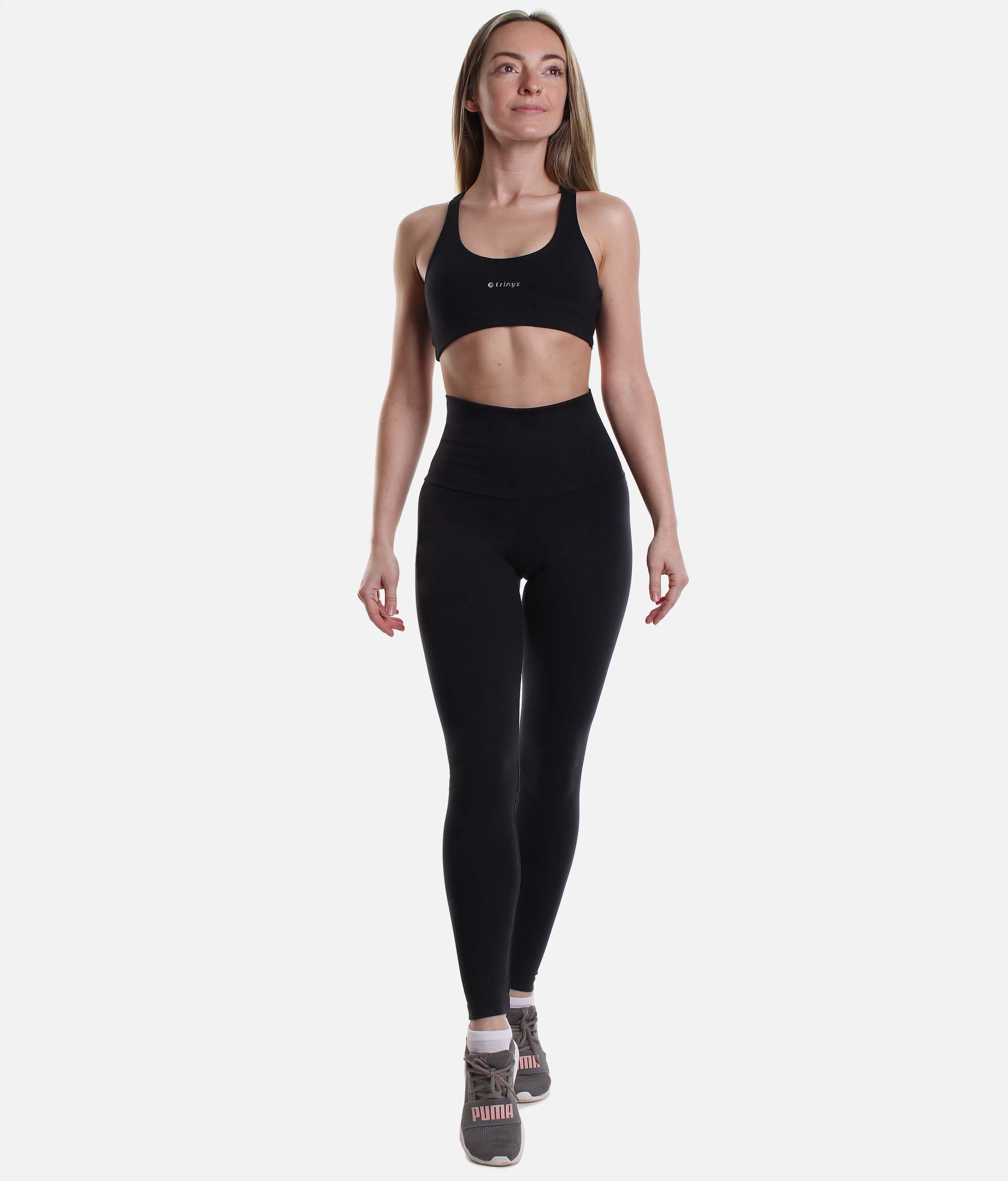 High Waisted Dance Leggings, High Compression - F 13478