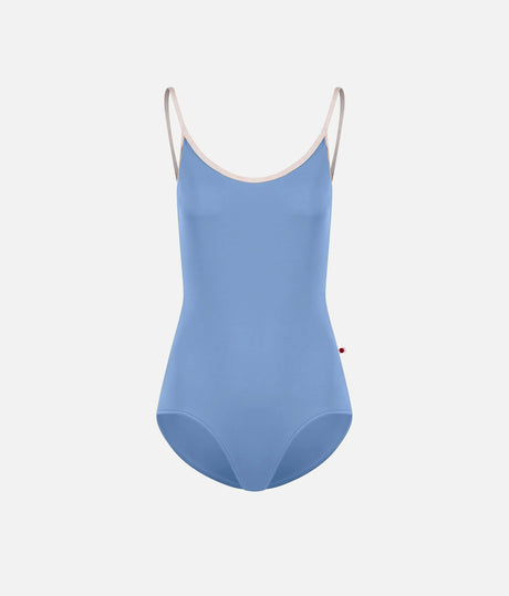 Fiona Ballet Leotard  • Paradise with Blush Mesh Wrap Back